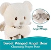 image:imageGUND Baby Angel Bear Lovey Spiritual Teddy Bear Blanket Made from Recycled Materials Plush Lovey for Babies and Newborns White 12