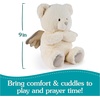 image:imageGUND Baby Angel Bear with Wings Spiritual Teddy Bear with Chime Sound Sensory Toy for Babies and Newborns White 9