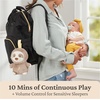 image:imageGUND Baby Lil Luvs On the Go Sloth Soother for Babies and Newborns Plush Sloth Stuffed Animal Sound Toy BrownCream 6