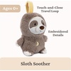 image:imageGUND Baby Lil Luvs On the Go Sloth Soother for Babies and Newborns Plush Sloth Stuffed Animal Sound Toy BrownCream 6