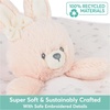 image:imageGUND Baby Sustainably Soft Bunny Lovey Stuffed Animal Plush Blanket Made from 100 Recycled Materials for Babies and Newborns PinkCream 10Multicolor