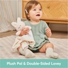 image:imageGUND Baby Sustainably Soft Bunny Lovey Stuffed Animal Plush Blanket Made from 100 Recycled Materials for Babies and Newborns PinkCream 10Multicolor