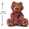 image:imageGUND Forever Friends Philbin Classic Teddy Bear As Seen on The View Premium Stuffed Animal for Ages 0 and Up Chocolate Brown 12Philbin
