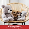 image:imageGUND Fuzzy Teddy Bear Premium Stuffed Animal for Ages 1 and Up Gray 135Beige