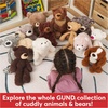 image:imageGUND Fuzzy Teddy Bear Premium Stuffed Animal for Ages 1 and Up Gray 135Choco Brown