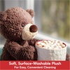image:imageGUND Fuzzy Teddy Bear Premium Stuffed Animal for Ages 1 and Up Gray 135Choco Brown