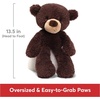 image:imageGUND Fuzzy Teddy Bear Premium Stuffed Animal for Ages 1 and Up Gray 135Choco Brown