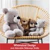 image:imageGUND Fuzzy Teddy Bear Premium Stuffed Animal for Ages 1 and Up Gray 135Gray
