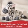 image:imageGUND Gemma Zebra Plush Zebra Stuffed Animal for Ages 0 and Up GrayWhite 12