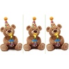 image:imageGUND Happy Birthday Teddy Bear Bear Animated Plush Toy GlowinTheDark Singing Stuffed Animal Brown 10