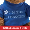 image:imageGUND Im The Big Brother Message Bear with Blue TShirt Teddy Bear Stuffed Animal for Ages 1 and Up Brown 12Big Brother Blue Tshirt