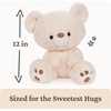 image:imageGUND Kai Teddy Bear Premium Plush Toy Stuffed Animal for Ages 1 amp Up VanillaCream 12Beige