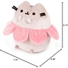 image:imageGUND Pink Flower Petals Pusheen Plush Stuffed Animal Cat Gray and Pink 95