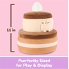 image:imageGUND Pusheen Chocolate Cake Squisheen Squishy Toy Collectible Plush Toy Dessert Plush Cat Stuffed Animal for Ages 8 and Up Brown 11