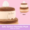 image:imageGUND Pusheen Chocolate Cake Squisheen Squishy Toy Collectible Plush Toy Dessert Plush Cat Stuffed Animal for Ages 8 and Up Brown 11