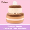 image:imageGUND Pusheen Chocolate Cake Squisheen Squishy Toy Collectible Plush Toy Dessert Plush Cat Stuffed Animal for Ages 8 and Up Brown 11