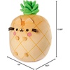 image:imageGUND Pusheen Strawberry Scented Squisheen Plush Squishy Toy Stuffed Animal for Ages 8 and Up Pink 11Scented Pineapple
