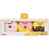 image:imageGUND Sanrio Gudetama The Lazy Egg Donut Collector Set of Three Plush Toys Stuffed Animals for Ages 3 and Up Yellow and Pink 35