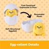image:imageGUND Sanrio Gudetama The Lazy Egg Stuffed Animal Gudetama in Eggshell Plush Toy for Ages 1 and Up 5