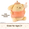image:imageGUND Sanrio Official Hello Kitty and Friends Pompompurin Camping Plush Collectible Plush Toy Stuffed Animal for Ages 1 and Up Pink 6