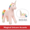 image:imageGUND Starflower Rainbow Unicorn Stuffed Animal Plush Unicorn for Ages 1 and Up Pink 15Starflower