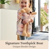 image:imageGUND Toothpick Stripes Teddy Bear Stuffed Animal for Ages 1 and Up BlackWhite 15Modern