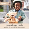 image:imageGUND Toothpick Stripes Teddy Bear Stuffed Animal for Ages 1 and Up BlackWhite 15Modern