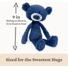 image:imageGUND Toothpick Stripes Teddy Bear Stuffed Animal for Ages 1 and Up BlackWhite 15Toothpick Bear Blue