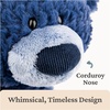 image:imageGUND Toothpick Stripes Teddy Bear Stuffed Animal for Ages 1 and Up BlackWhite 15Toothpick Bear Blue