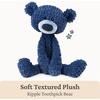 image:imageGUND Toothpick Stripes Teddy Bear Stuffed Animal for Ages 1 and Up BlackWhite 15Toothpick Bear Blue