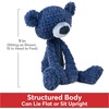 image:imageGUND Toothpick Stripes Teddy Bear Stuffed Animal for Ages 1 and Up BlackWhite 15Toothpick Bear Blue