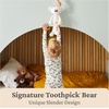 image:imageGUND Toothpick Stripes Teddy Bear Stuffed Animal for Ages 1 and Up BlackWhite 15Toothpick Bear Confetti