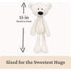 image:imageGUND Toothpick Stripes Teddy Bear Stuffed Animal for Ages 1 and Up BlackWhite 15Toothpick Bear Cream