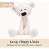 image:imageGUND Toothpick Stripes Teddy Bear Stuffed Animal for Ages 1 and Up BlackWhite 15Toothpick Bear Cream