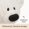 image:imageGUND Toothpick Stripes Teddy Bear Stuffed Animal for Ages 1 and Up BlackWhite 15Toothpick Bear Cream