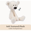 image:imageGUND Toothpick Stripes Teddy Bear Stuffed Animal for Ages 1 and Up BlackWhite 15Toothpick Bear Cream