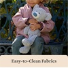 image:imageGUND Toothpick Stripes Teddy Bear Stuffed Animal for Ages 1 and Up BlackWhite 15Toothpick Bear Gray