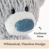 image:imageGUND Toothpick Stripes Teddy Bear Stuffed Animal for Ages 1 and Up BlackWhite 15Toothpick Bear Gray