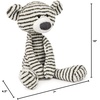image:imageGUND Toothpick Stripes Teddy Bear Stuffed Animal for Ages 1 and Up BlackWhite 15Toothpick Bear Stripes