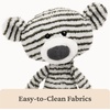 image:imageGUND Toothpick Stripes Teddy Bear Stuffed Animal for Ages 1 and Up BlackWhite 15Toothpick Bear Stripes