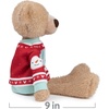 image:imageGUND Toothpick Stripes Teddy Bear Stuffed Animal for Ages 1 and Up BlackWhite 15Toothpick Bear Winter