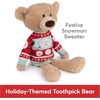 image:imageGUND Toothpick Stripes Teddy Bear Stuffed Animal for Ages 1 and Up BlackWhite 15Toothpick Bear Winter
