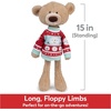 image:imageGUND Toothpick Stripes Teddy Bear Stuffed Animal for Ages 1 and Up BlackWhite 15Toothpick Bear Winter