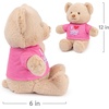 image:imageGUND You Got This Sustainable Message Bear with Green TShirt Teddy Bear Made from 100 Recycled Materials for Ages 1 and Up Tan 12Tshirt Teddy Bear I Love You