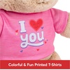 image:imageGUND You Got This Sustainable Message Bear with Green TShirt Teddy Bear Made from 100 Recycled Materials for Ages 1 and Up Tan 12Tshirt Teddy Bear I Love You
