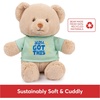 image:imageGUND You Got This Sustainable Message Bear with Green TShirt Teddy Bear Made from 100 Recycled Materials for Ages 1 and Up Tan 12Tshirt Teddy Bear You Got This