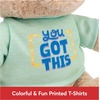 image:imageGUND You Got This Sustainable Message Bear with Green TShirt Teddy Bear Made from 100 Recycled Materials for Ages 1 and Up Tan 12Tshirt Teddy Bear You Got This