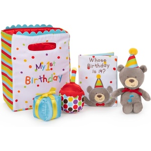 image:imageBaby GUND My First BirthdayThemed 5Piece Plush Playset Sensory Toys for Babies 8Birthday Playset