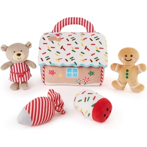 image:imageBaby GUND My First BirthdayThemed 5Piece Plush Playset Sensory Toys for Babies 8Gingerbread House