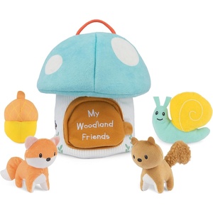 image:imageBaby GUND My First BirthdayThemed 5Piece Plush Playset Sensory Toys for Babies 8Woodland Friends